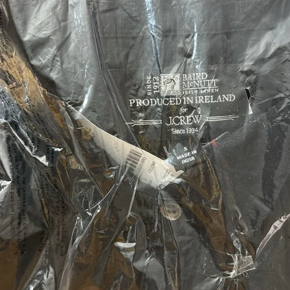 NWT J.Crew New Capitaine shirt in Baird McNutt Irish linen (size small) - Picture 5 of 6